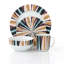 Savannah Noir 16 Piece Contemporary Porcelain Dinner Set