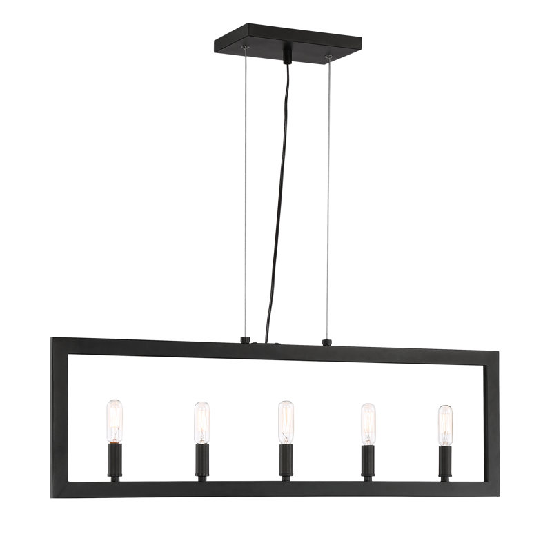Biay 5 - Light Kitchen Island Pendant, Espresso
