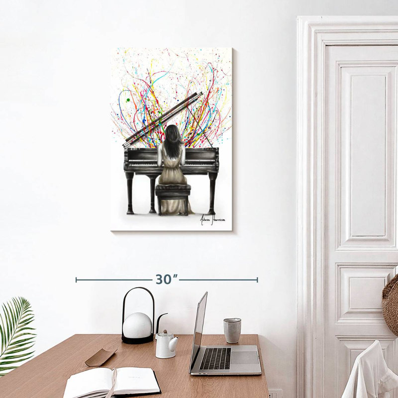 Abarca Grand Piano Solo, 30" H x 20" W