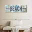 Signe de plage sur toile-1096977633