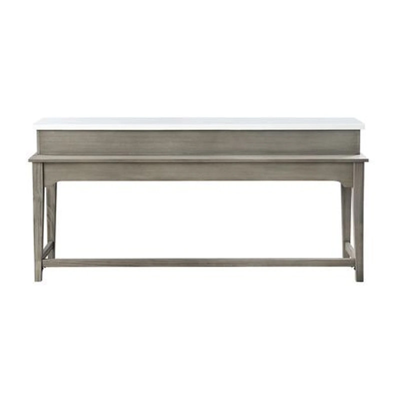 3 - Person Marble Top Four Leg Dining Set