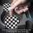 Checkered 2 Pack Stone Car Coasters