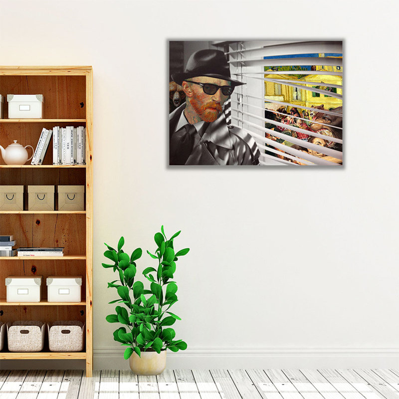 «Yellow House, Grizzly Season», reproduction d'art sur toile, H 45 po x l 60 po