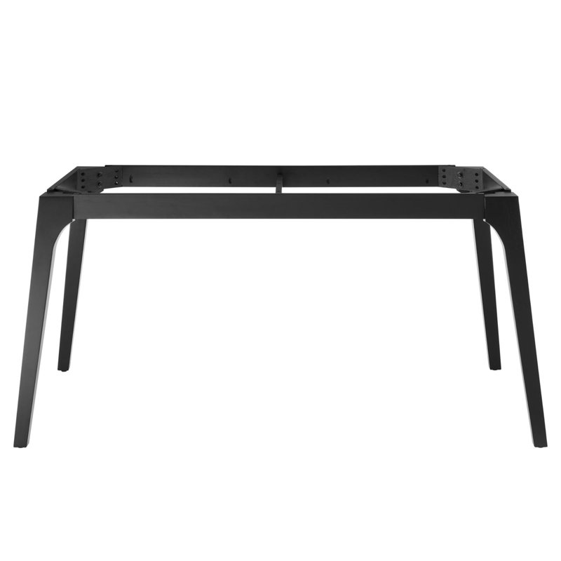 Juxtapose 63" Rectangular Performance Artificial Marble Dining Table by Modway, White