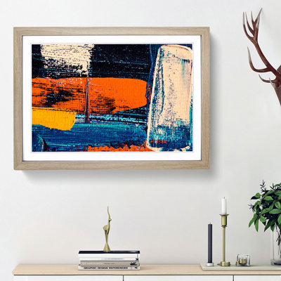 Abstract Art Painting Vol.294 by S.Johnson - Framed Print