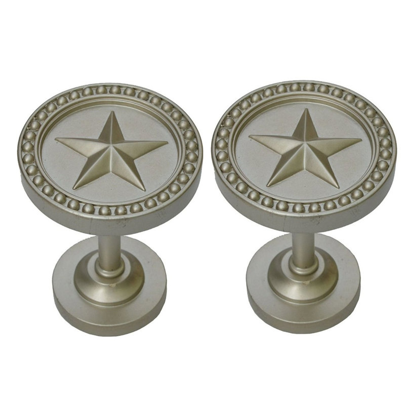 Retenue de rideau Joelyne Star Medallion, Étain