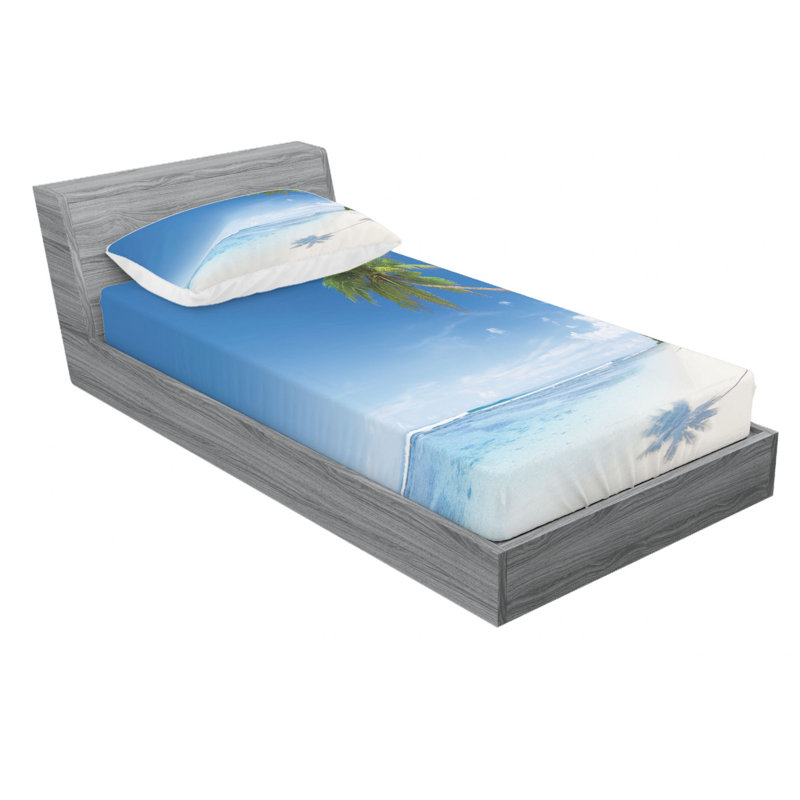 Microfiber Sheet Set, Twin XL Sheet + Fitted Sheet + 1 Pillowcase