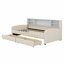 Lit plateforme tapissier avec rangement et tiroirs-604468293