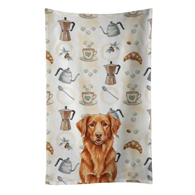Serviette de cuisine Coffee Bar, Retriever de cuivre Nouvelle-Écosse