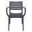 Melissus Stacking Patio Dining Armchair-110883613