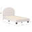 Aurey Upholstered Platform Bed Frame - Curved Stitched Headboard And Slat Foundation-47005471-47005457