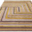 Corel Rectangle Geometric Wool Hand Tufted Dhurrie-100012381