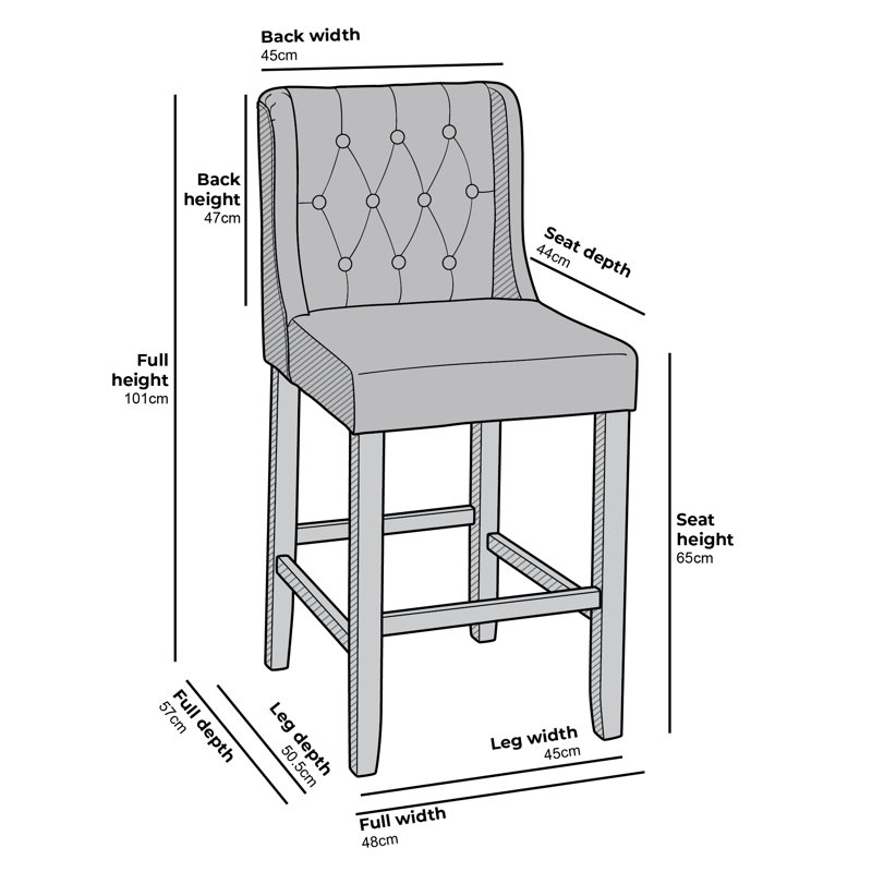 Boutin Upholstered Counter Stool