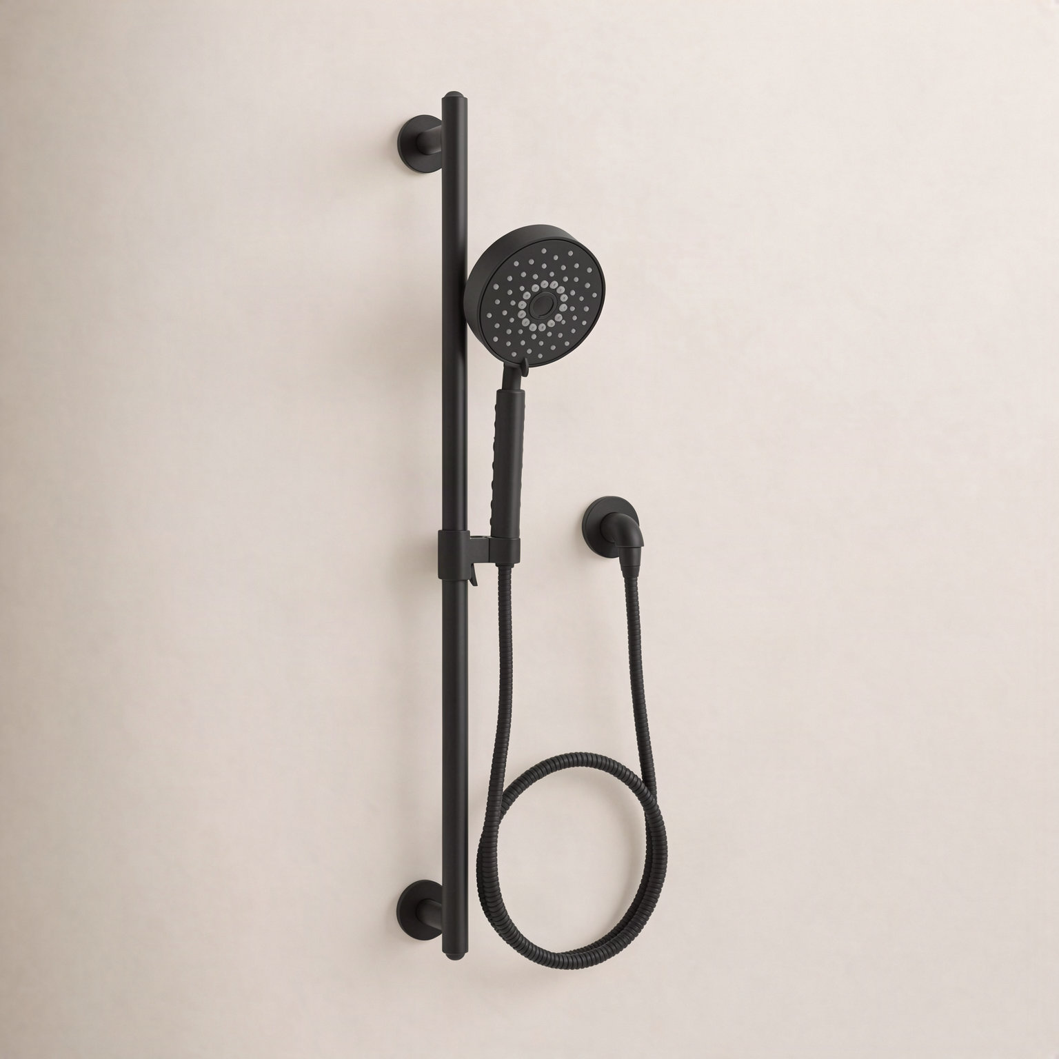 Purist Multifunction Handheld Shower Head, Matte Black, 2.5 GPM