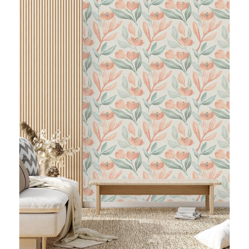 Panneau de papier peint autocollant L 10,4 pi x l 25 po