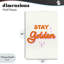 «Stay Golden», plaque murale rétro par Indira Prieto | IndySign-244331394