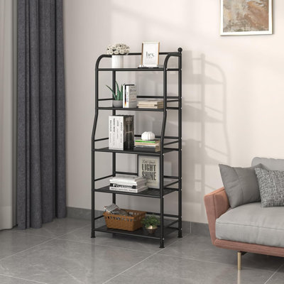 5 Tier Metal Shelf Storage Shelves,Corner Storage Rack