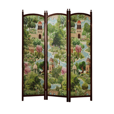 Paravent de chambre pliable Mid-Century