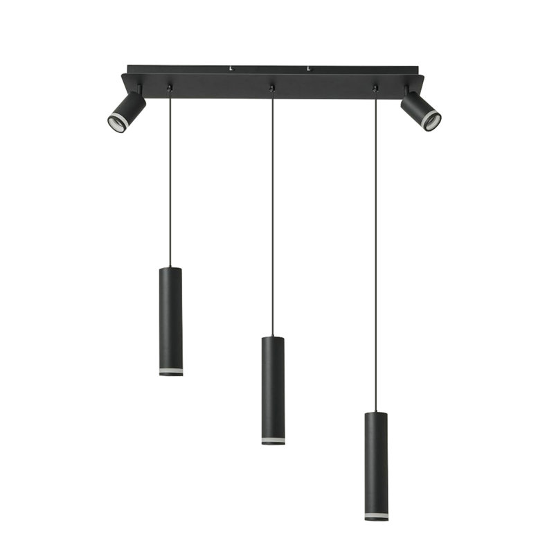 Luminaire suspendu pour îlot de cuisine à 5 lumières Angelina [Sans ampoule]
