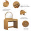 Meuble-lavabo moyen moyen avec miroir et tiroir à DEL-772509771