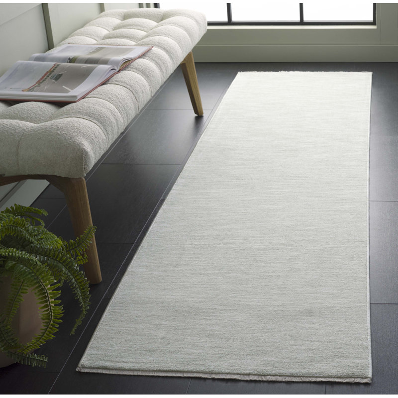 Kenzie Performance Solid Color Rug, Runner 2'2" x 8'