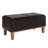 Amelianna 34.5'' Wide Rectangle Storage Ottoman with Stool and Reversible Tray