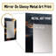 Black And Gold Ethereal Dream II - Large Wall Mirror On Metal-1060394231