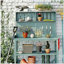 Table de rempotage d'extérieur rustique en bois de 65 po avec table de travail, poste de travail pour terrasse, banc de jardin avec 4 tablettes de rangement et crochet latéral, vert Topmax-811271284