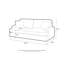 Galilee 2 Seater Sofa Manhattan Ice-684994300
