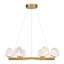 Lustre 6 lumières Yorkton en laiton chaud-2082251819-2083126968