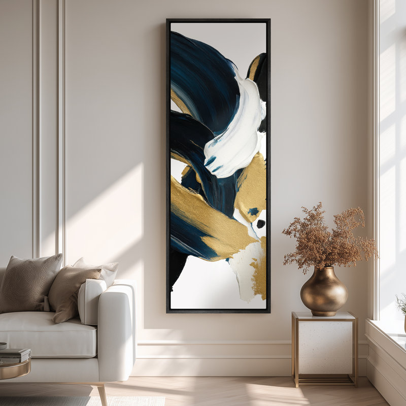 Très grand art mural sur toile encadré - impressions murales rétro pour chambre à coucher, Noir