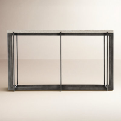 Hathaway 57.13'' Stone Console Table