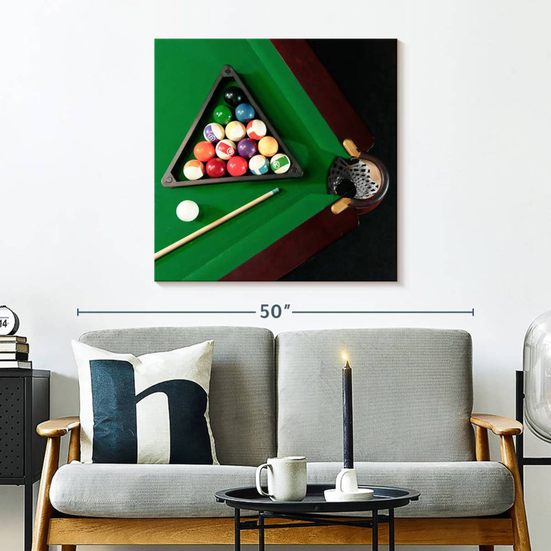 Senne Pool Ball Set, 30" H x 30" W