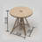 Modern Square Dining Table, Solid Brown Birch Plywood, 29.5 x 29.5 x 29.5 inches | 100% Birch Plywood, Thickness: 0.71 inches | Disassembled for Easy Assembly, Stylish and Durable, Perfect for Contemporary Dining Spaces