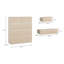 PANOPTIK 99.9 cm W Chest of 5 Drawers