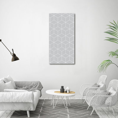 Geometric Background - Wrapped Canvas Print