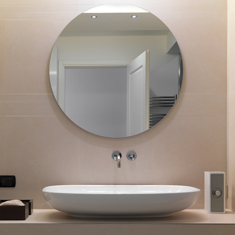 320w Round Mirrored Wi-Fi Infrared Heating Panel - Electric Panel Heater