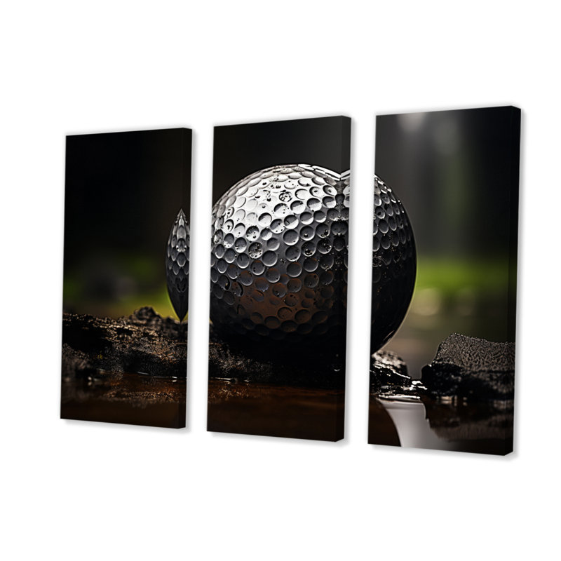 " Golfers Focus " 3 - Pieces