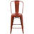 Angelean 24" High Distressed Metal Indoor-Outdoor Counter Height Stool - Back-1736821947-1683327244