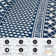 Ramveer Geometric Navy/Ivory Reversible Indoor/Outdoor Area Rug