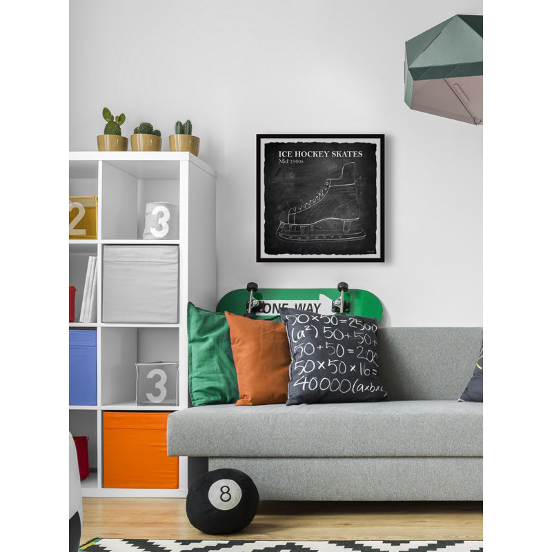 Romero Wrapped Canvas Print, 51cm H x 51cm W, Black, Black