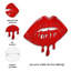 Décoration murale en acrylique Melting Dripping Lips-1407467175-1407467169