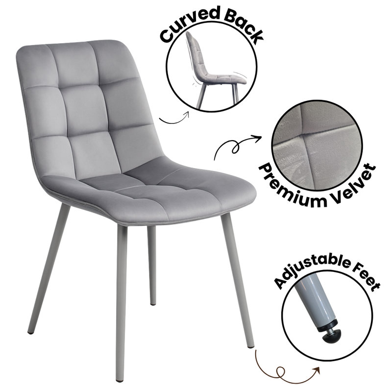 4 - Person Dining Set, Grey