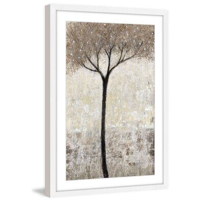 Marmont Hill Tall Tree Bloom Framed On Paper Print | Wayfair