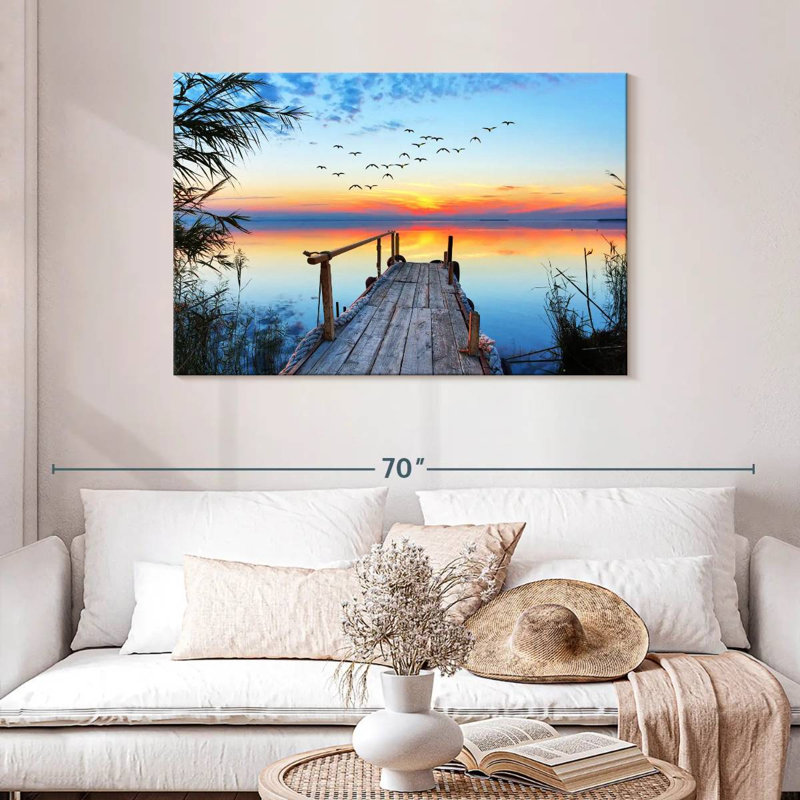 Aletra Dock Sunset, 30" H x 45" W