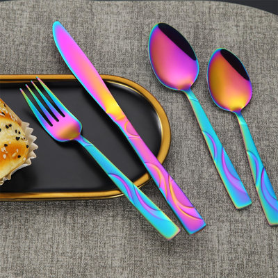 Piece Steel Wood Stainless Steel Hostess Set