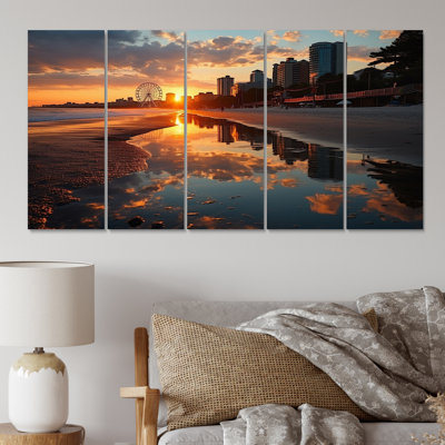 Myrtle Beach South II On Canvas 5 Pieces Print -  Highland Dunes, 7EC51F63EEB94AF9836009595AB29567