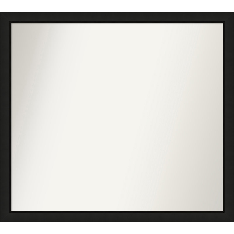 Phil Solid Wood Wall Mirror, Rectangle, 35.25" x 39.25"