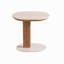 Table de patio d'extérieur en aluminium 15,75 po H