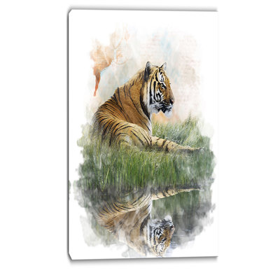 " Relaxing Tiger "